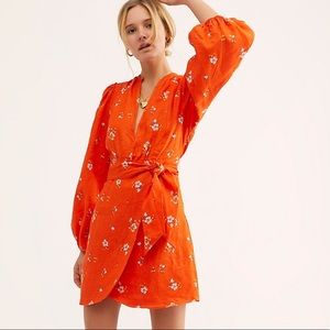 NWOT Free People Posies Mini Dress